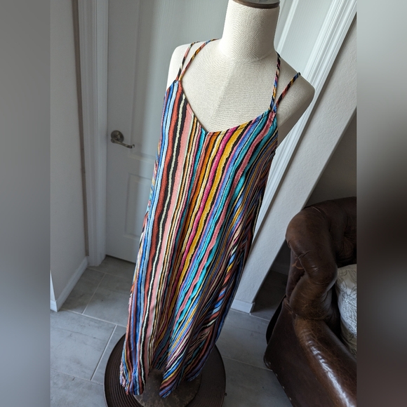 NWT Electric Striped Maxi Sundress - Picture 3 of 7